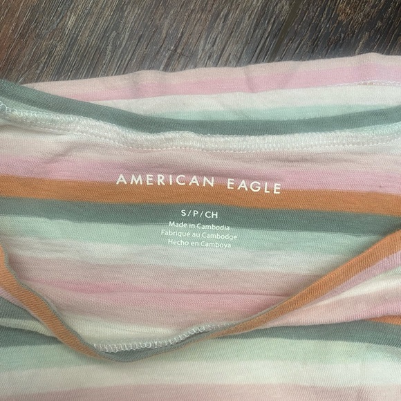Striped American eagle t-shirt - Picture 2 of 3